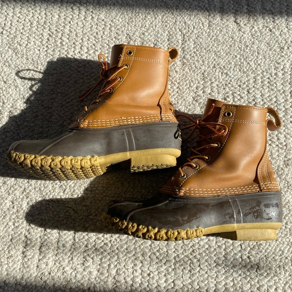 LL Bean Leather Duck Boots - Picture 3 of 6